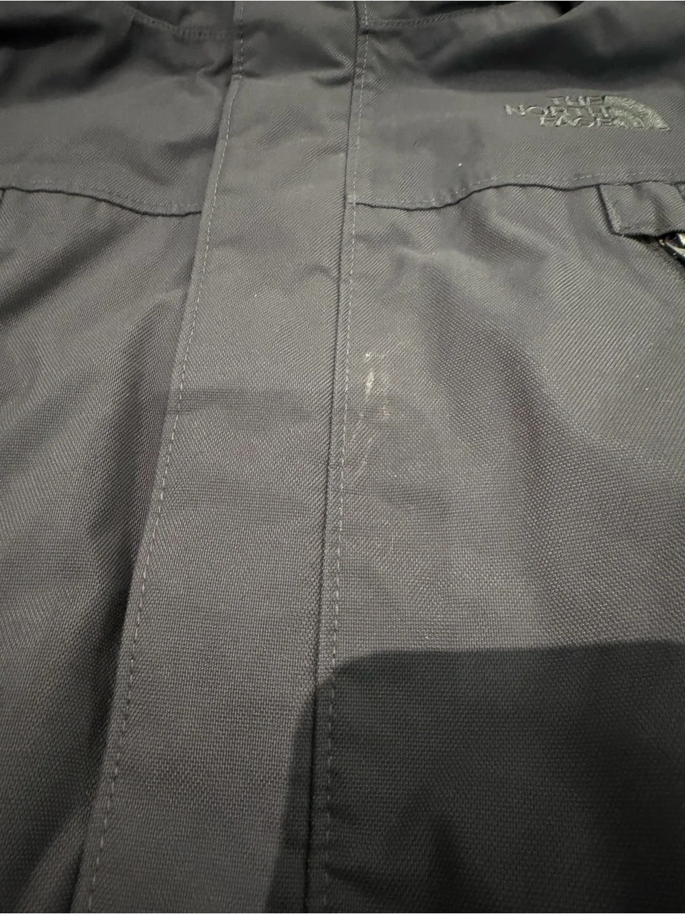 The North Face Men's Dark Gray Hooded Winter Jacket